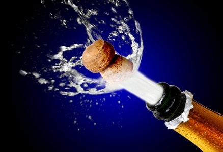 Canva Champagne cork popping